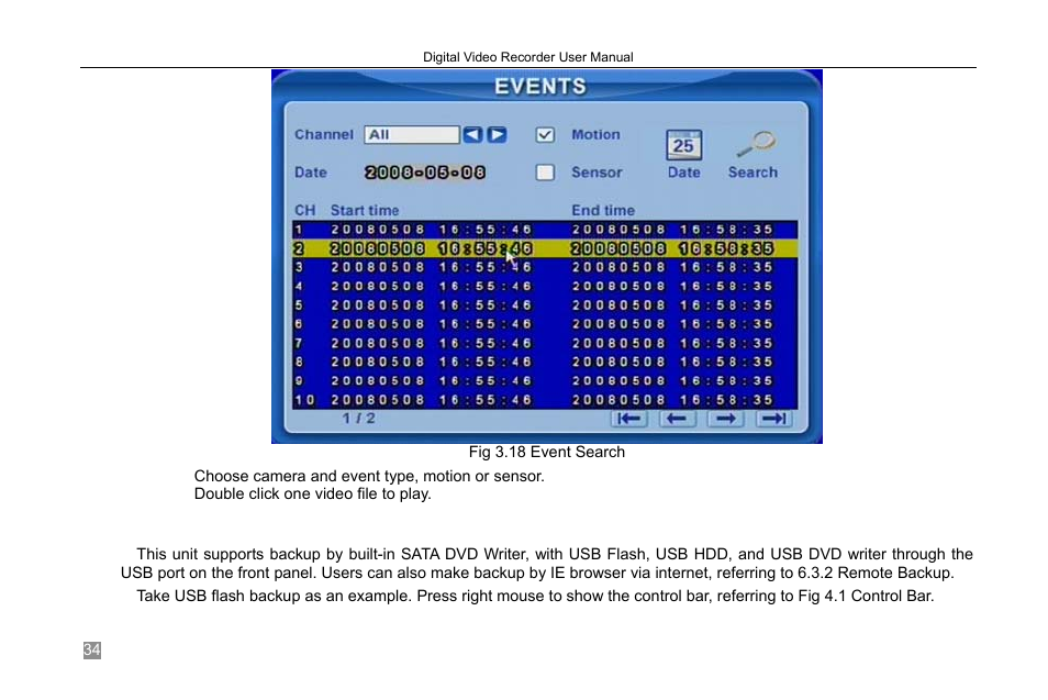 5 backup &view | LT Security LTD2308 User Manual | Page 40 / 119