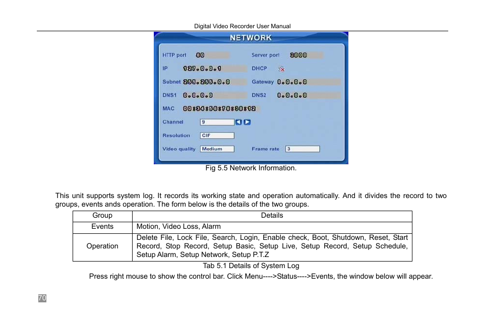 5 check system log | LT Security LTD2308 User Manual | Page 76 / 119