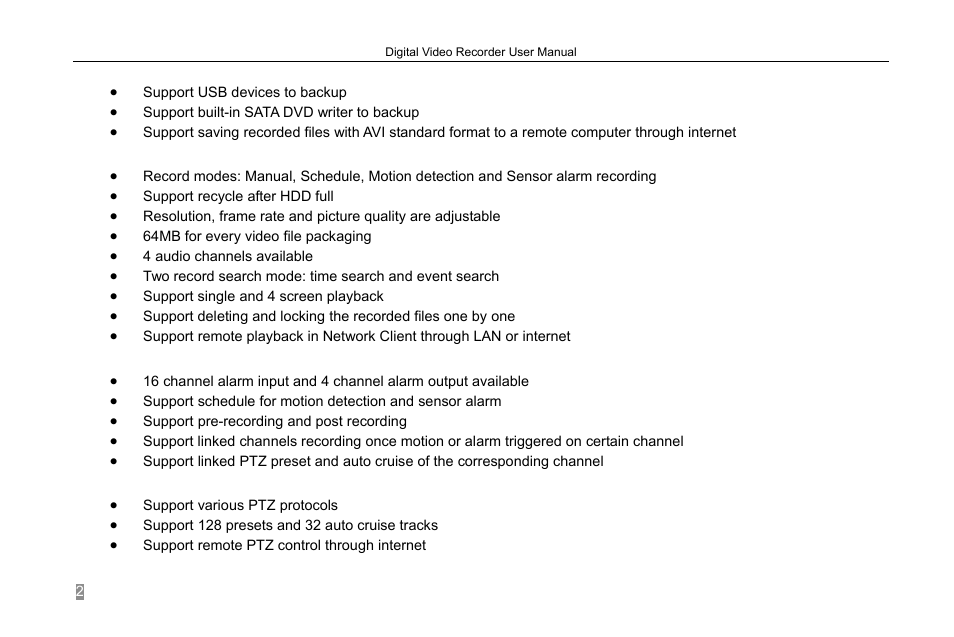 LT Security LTD2308 User Manual | Page 8 / 119