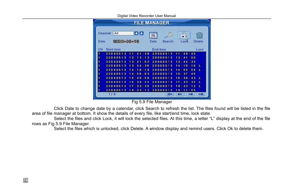 LT Security LTD2308 User Manual | Page 80 / 119