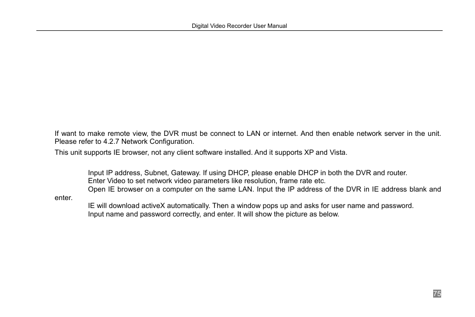 Chapter 6 remote surveillance, 1 accessing dvr | LT Security LTD2308 User Manual | Page 81 / 119