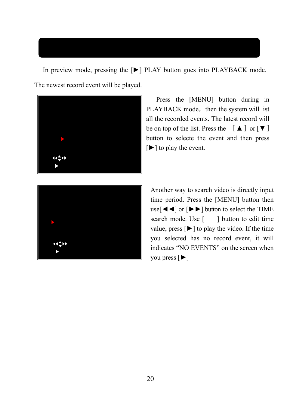 Chapter 7: playback, User manual | LT Security LTD411M6KIT User Manual | Page 21 / 27