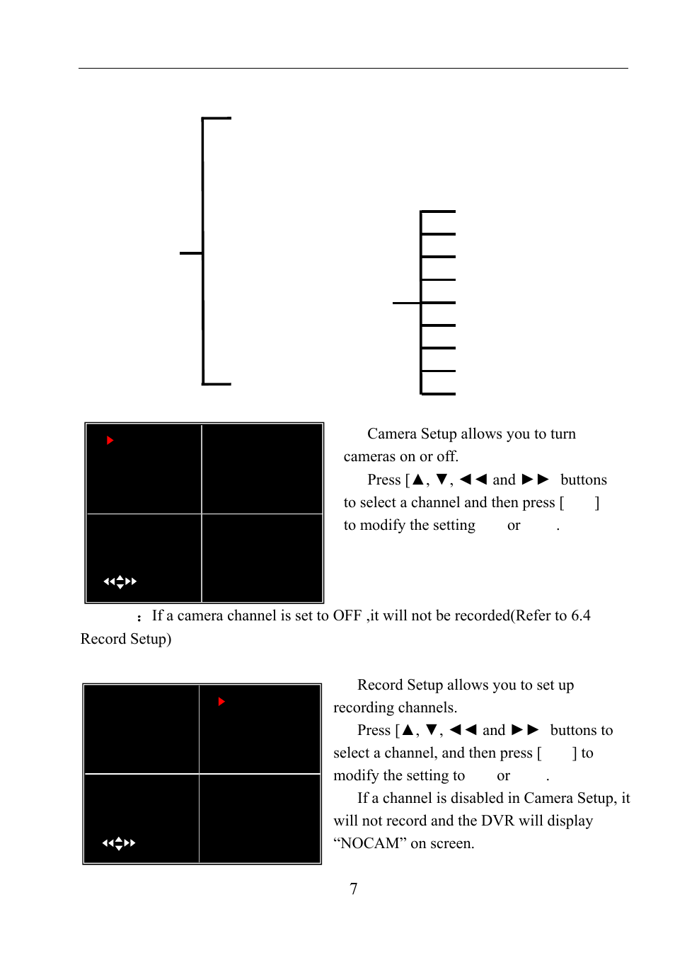 3 camera setup, 4 record setup, 3 camera setup 5.4 record setup | Menu, Directory | LT Security LTD411M6KIT User Manual | Page 8 / 27