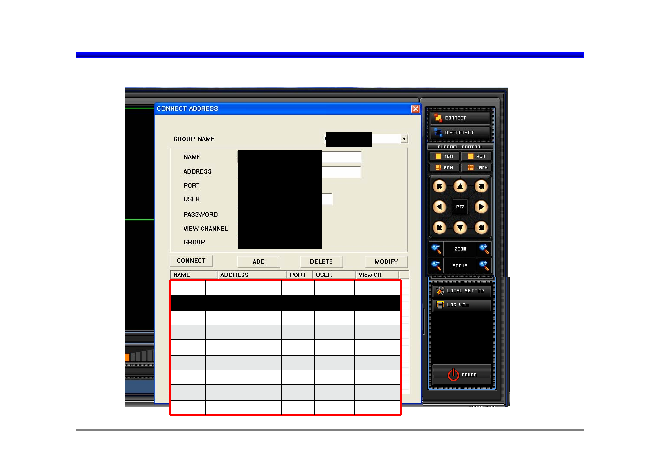 Cms ip setting example in ie | LT Security LTD1651M5_CMS User Manual | Page 13 / 16