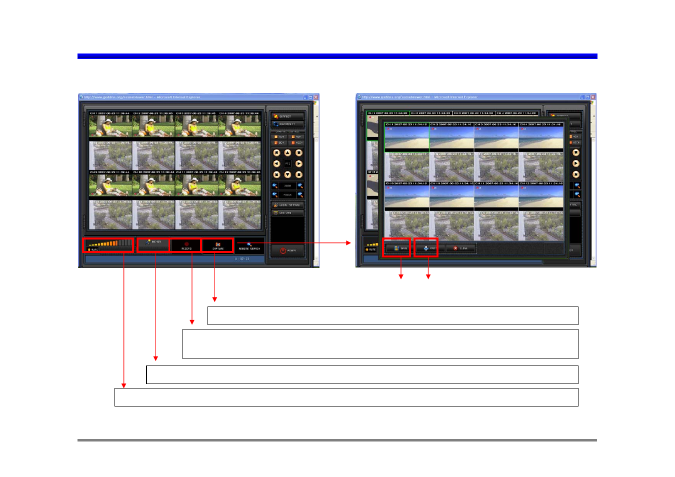 Capture/ save etc. in ie netviewer | LT Security LTD1651M5_CMS User Manual | Page 8 / 16