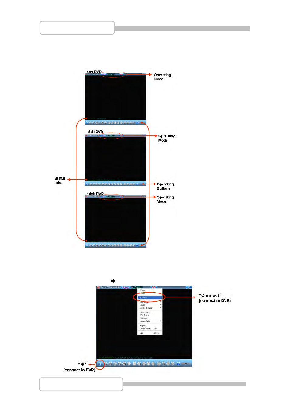 Pc client operating guide, Connect pc client to dvr | LT Security LTD831J5 User Manual | Page 78 / 92