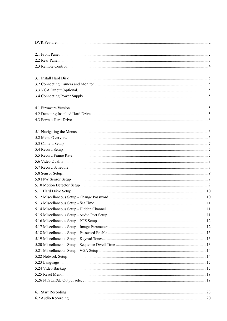 LT Security LTD9056M6 User Manual | Page 2 / 29