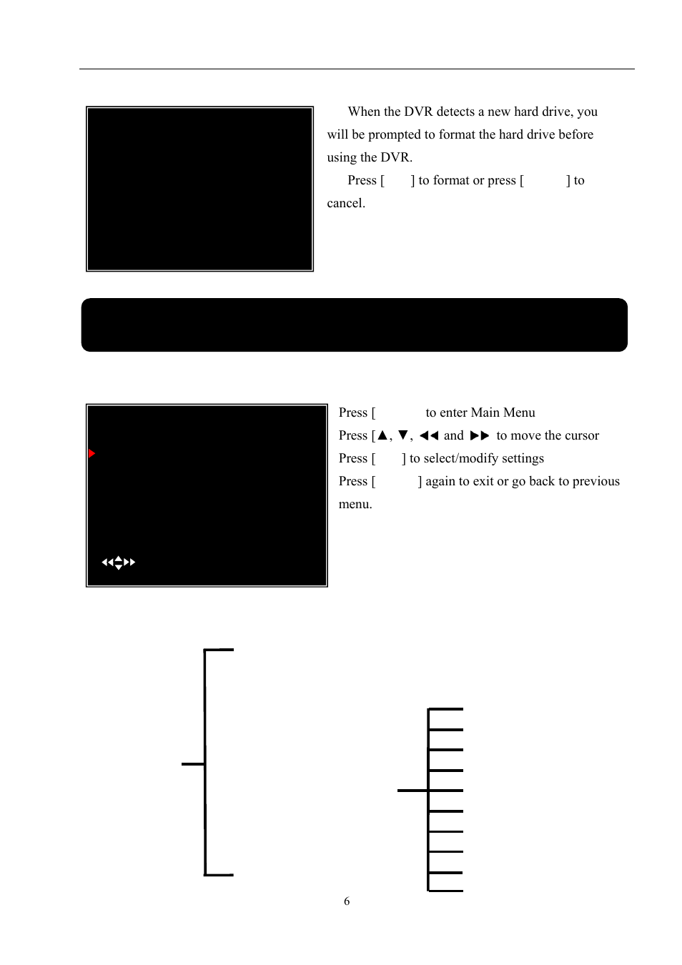 Chapter 5: dvr menu system | LT Security LTD9056M6 User Manual | Page 8 / 29