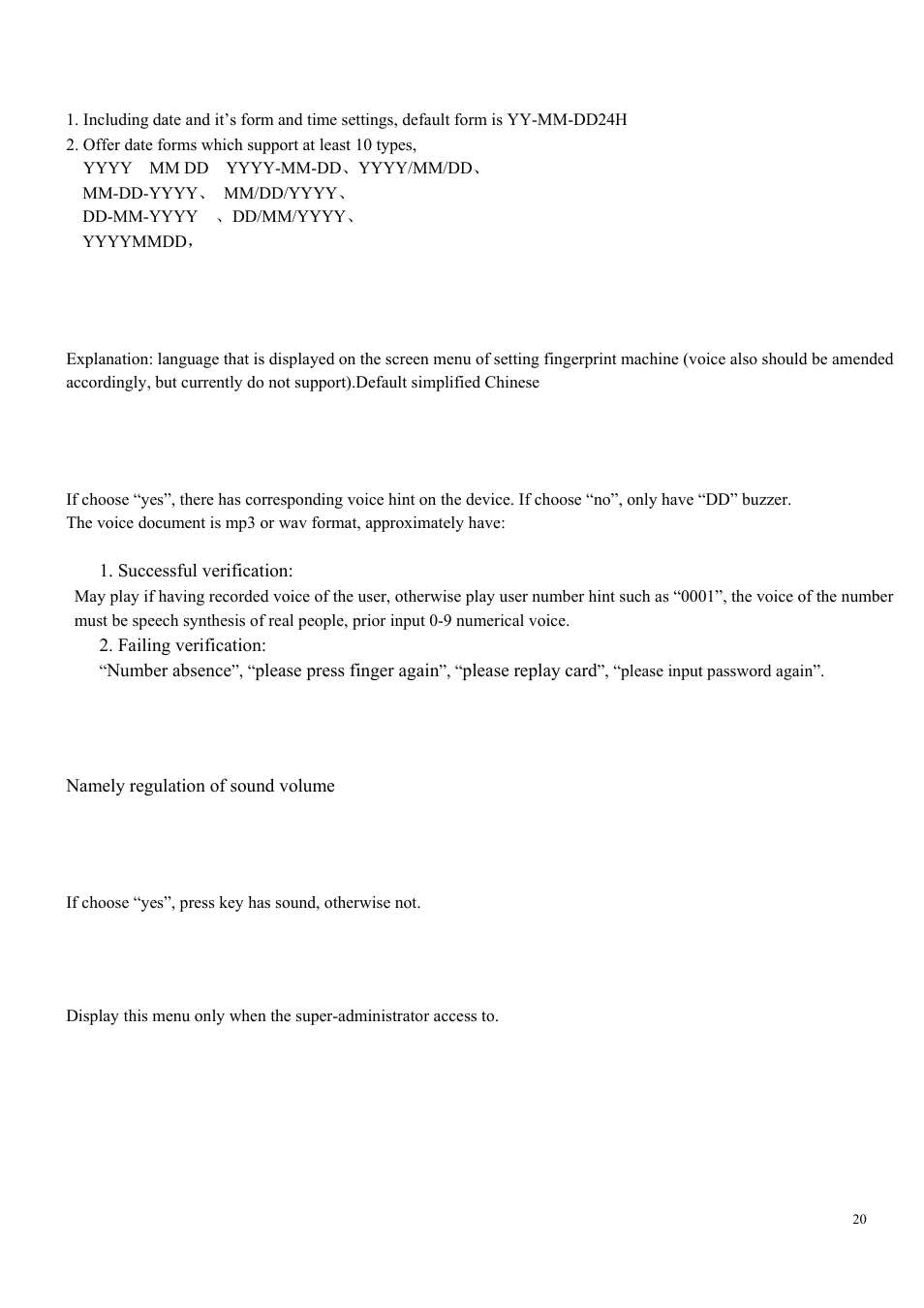 2 expert settings, Language settings, Voice prompts | Volume mediation, Keypad tone | LT Security LTAL5300PM User Manual | Page 19 / 41