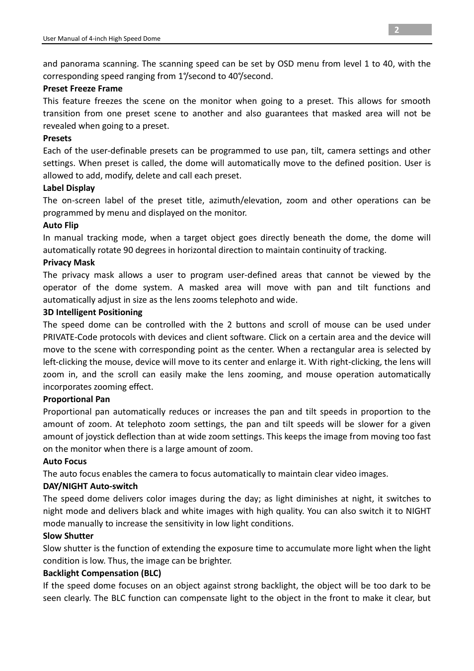 LT Security PTZ217X12 User Manual User Manual | Page 11 / 51