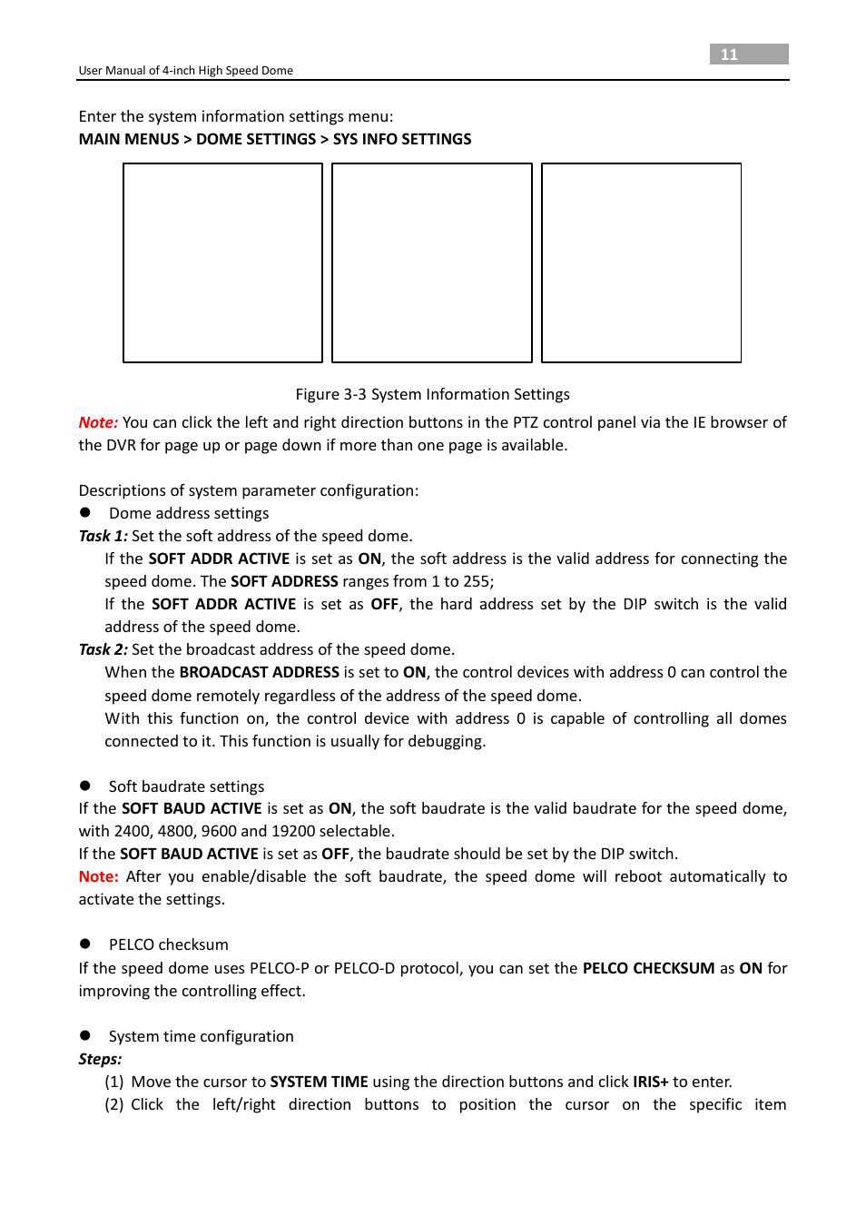 Figure 3-3 system information settings | LT Security PTZ217X12 User Manual User Manual | Page 20 / 51