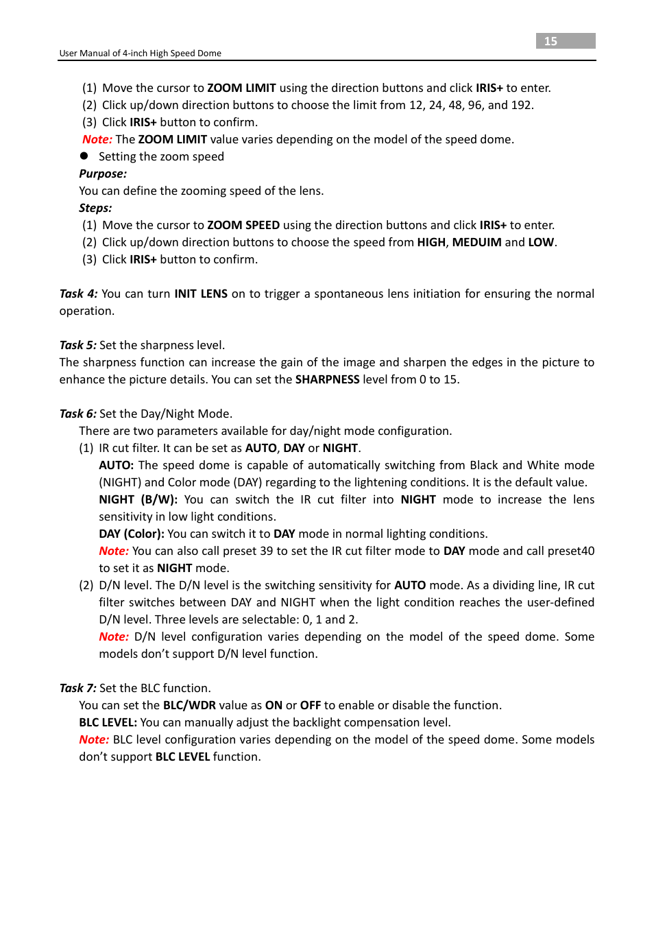 LT Security PTZ217X12 User Manual User Manual | Page 24 / 51