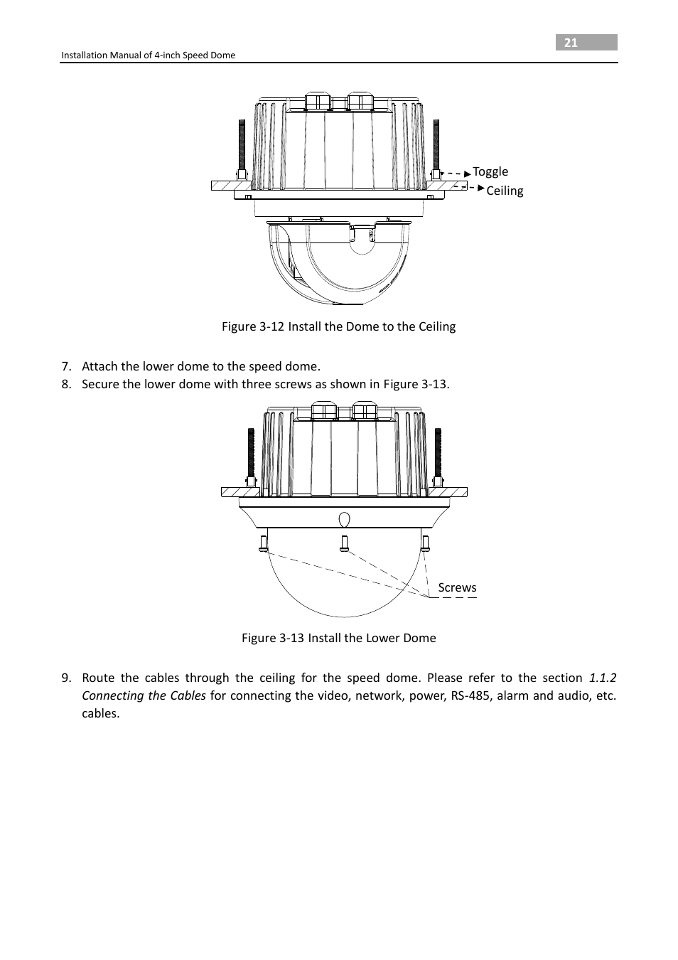 LT Security PTZ217X12 Installation Manual User Manual | Page 30 / 37