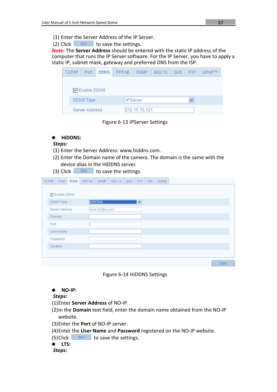 LT Security PTZIP772X20IR User Manual | Page 38 / 94