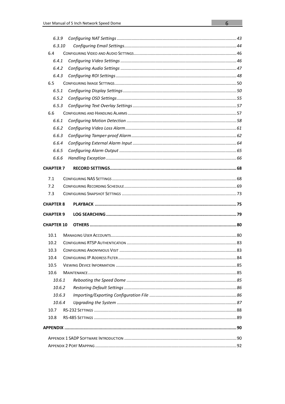 LT Security PTZIP772X20IR User Manual | Page 7 / 94