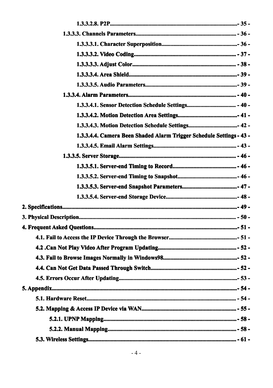 LT Security IP85PW User Manual | Page 4 / 71