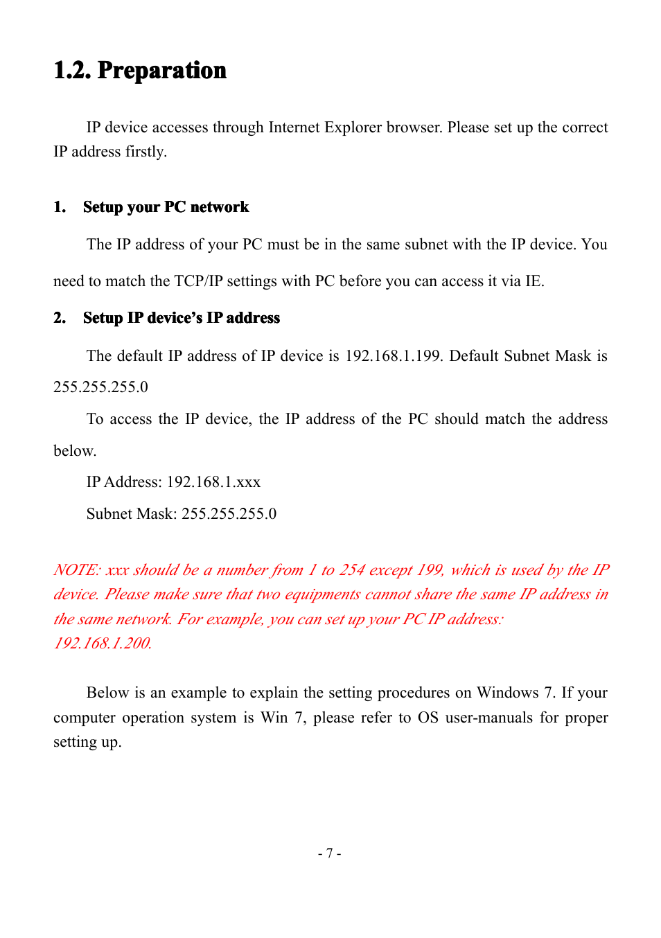 Preparation | LT Security IP85PW User Manual | Page 7 / 71