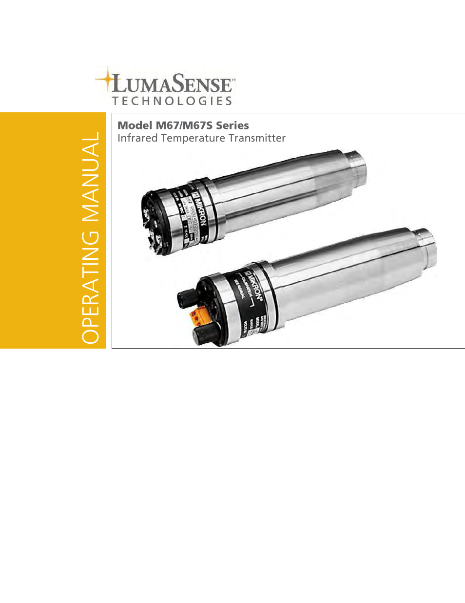 LumaSense Technologies M67 User Manual | 52 pages