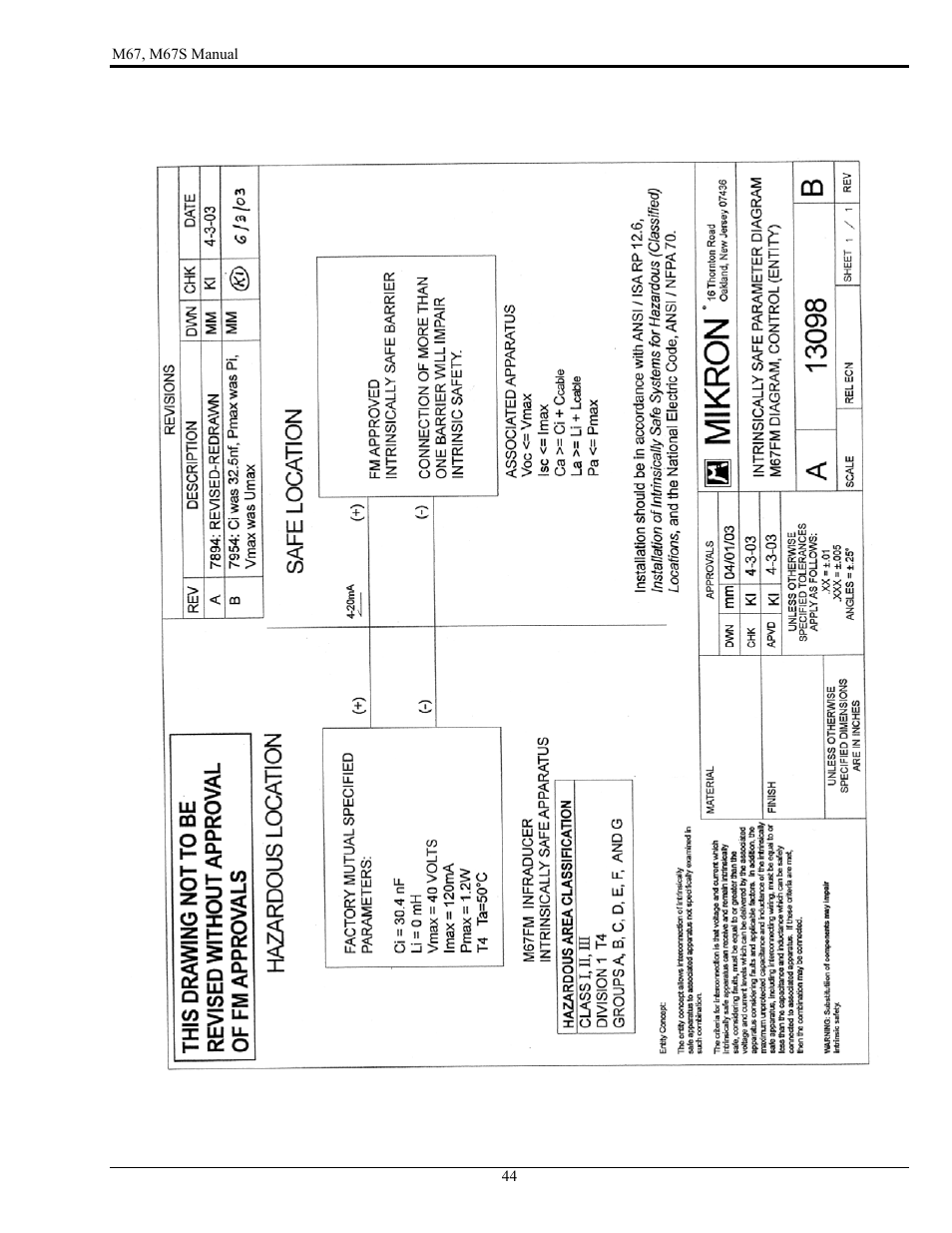 LumaSense Technologies M67 User Manual | Page 45 / 52