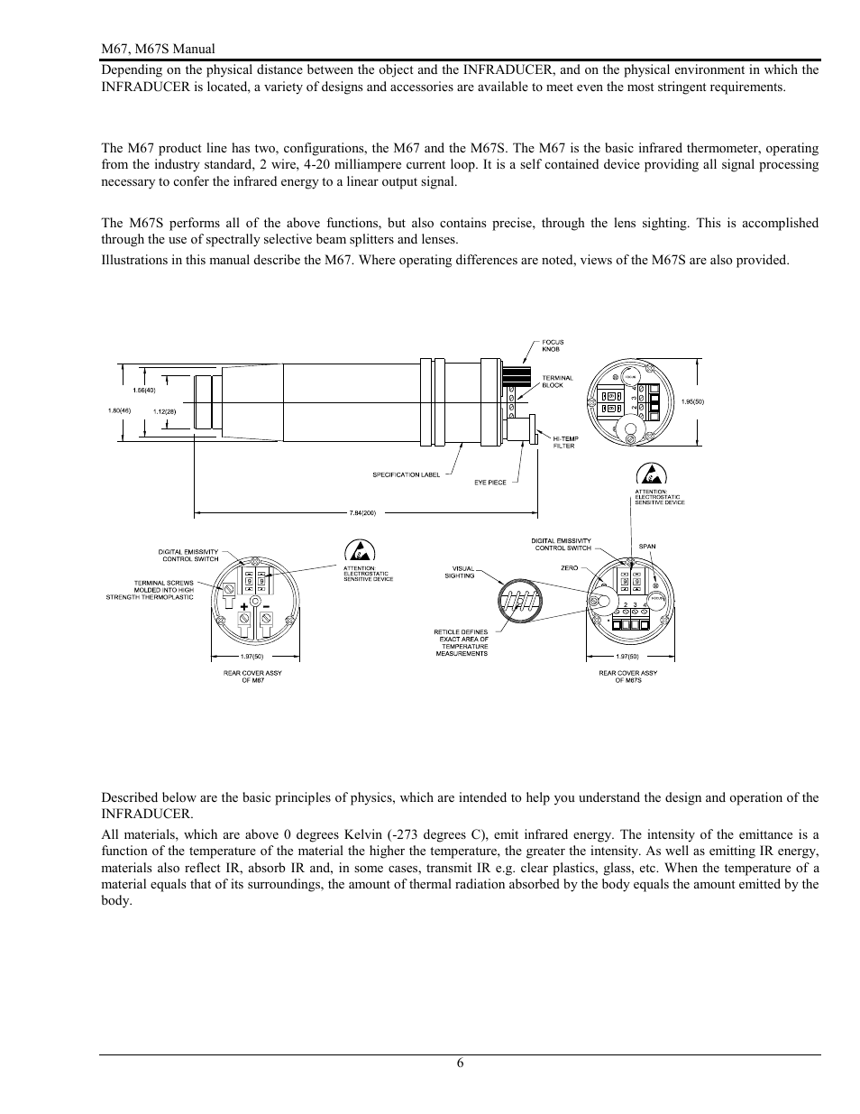 Theory of operation | LumaSense Technologies M67 User Manual | Page 7 / 52