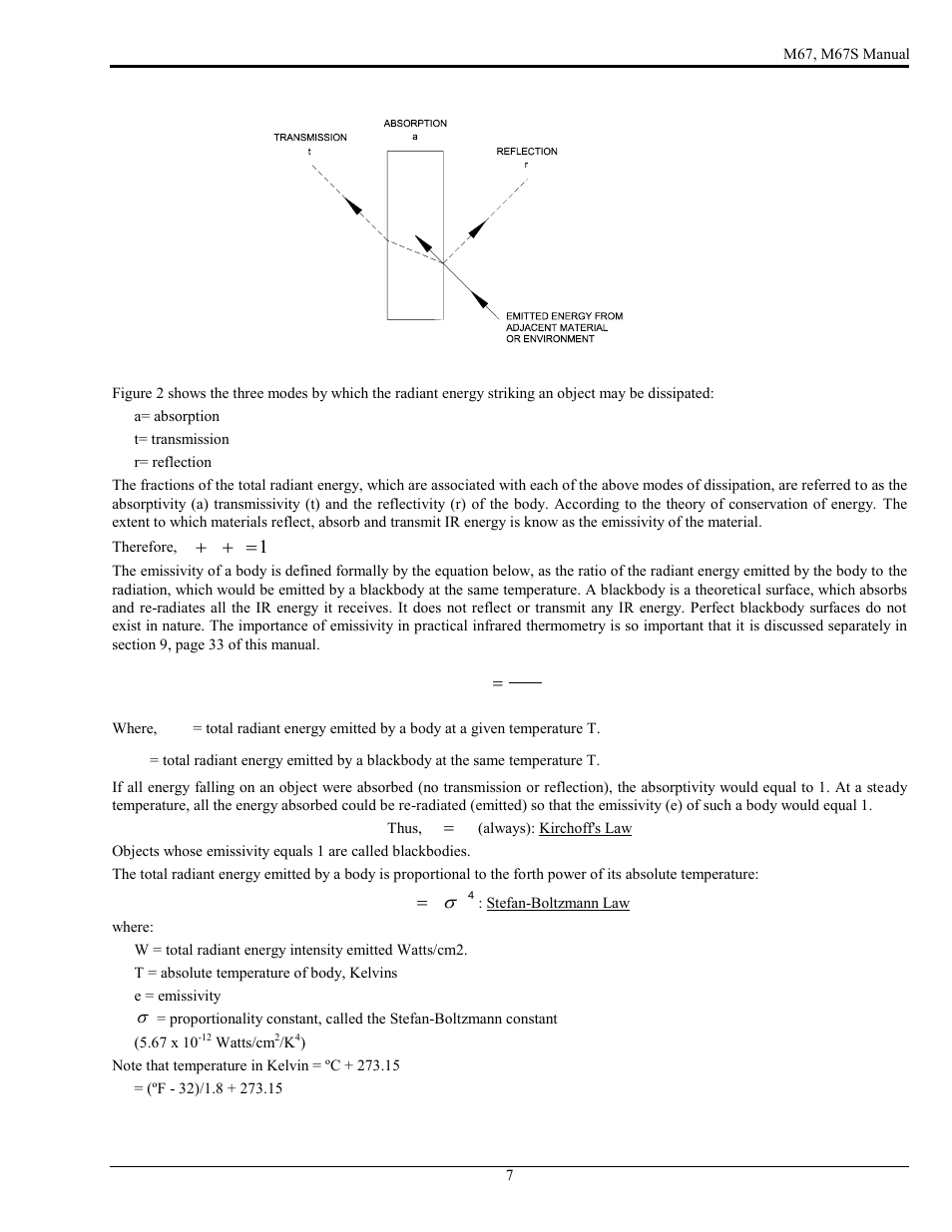 LumaSense Technologies M67 User Manual | Page 8 / 52