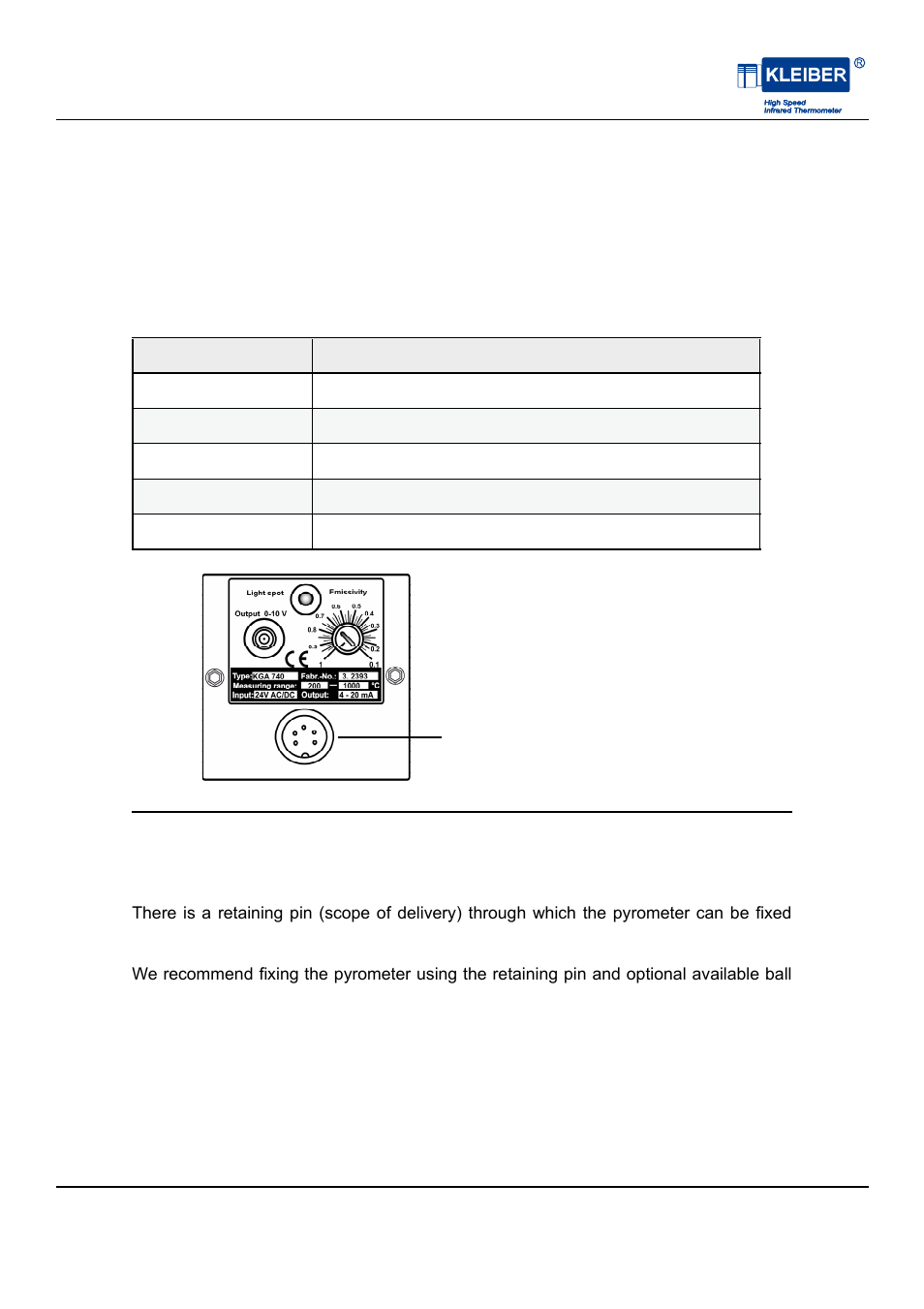 LumaSense Technologies IGA 740-LO User Manual | Page 15 / 28