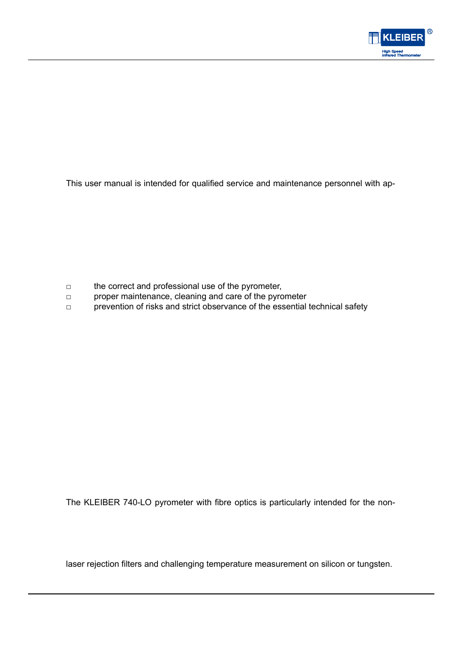 1basic information | LumaSense Technologies IGA 740-LO User Manual | Page 5 / 28