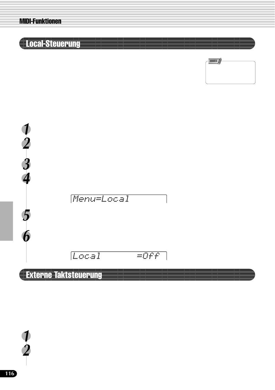 Yamaha PSR-540 User Manual | Page 117 / 161