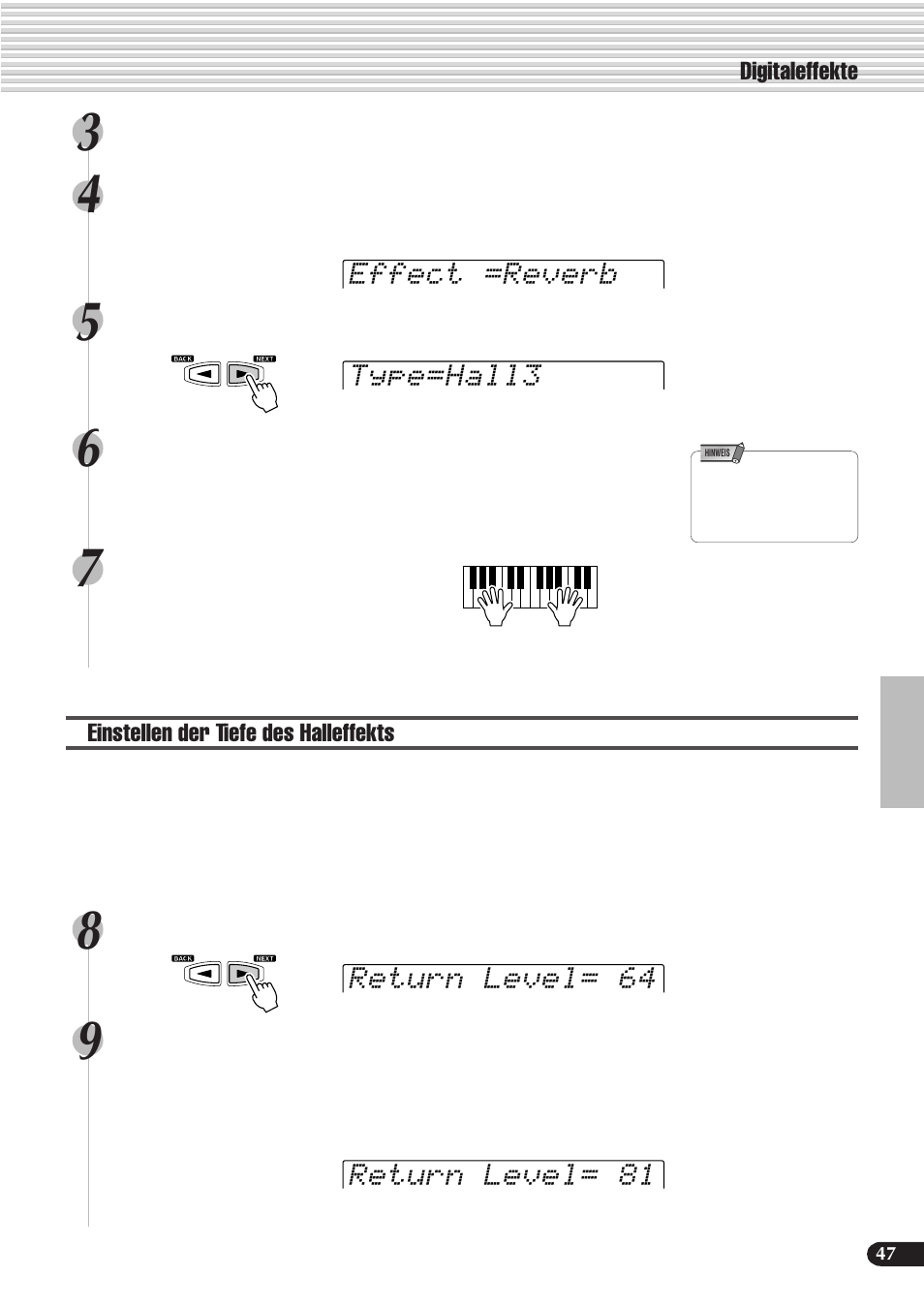 Yamaha PSR-540 User Manual | Page 48 / 161