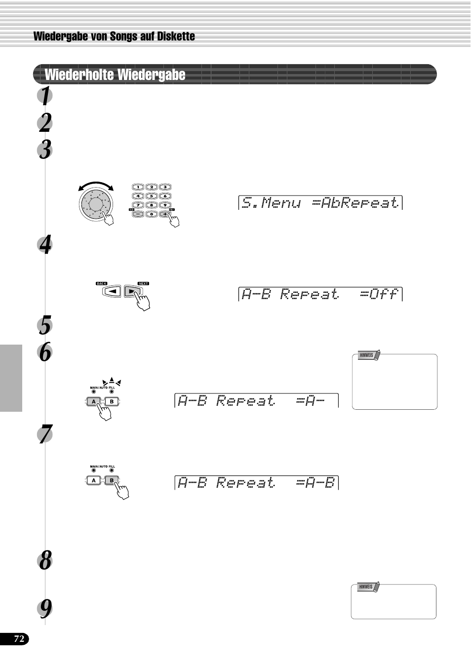 Yamaha PSR-540 User Manual | Page 73 / 161