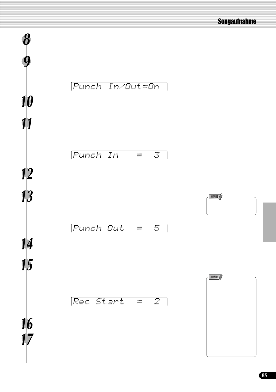 Yamaha PSR-540 User Manual | Page 86 / 161