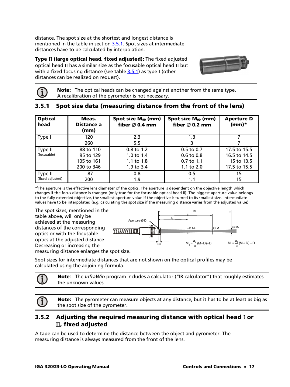 LumaSense Technologies IGA 320/23-LO User Manual | Page 17 / 44