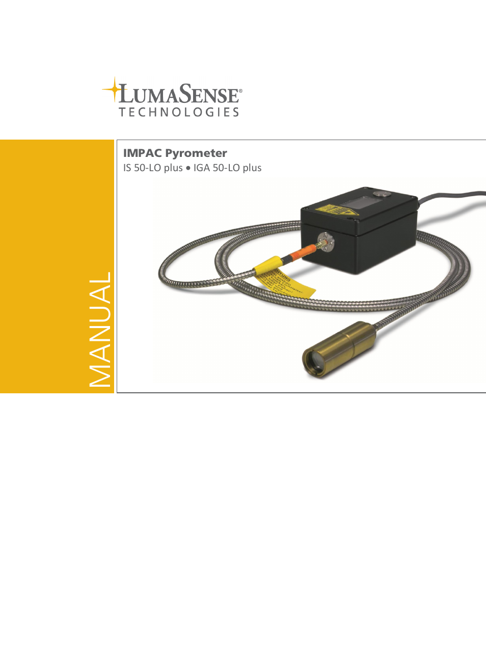 LumaSense Technologies IS 50-LO plus User Manual | 36 pages