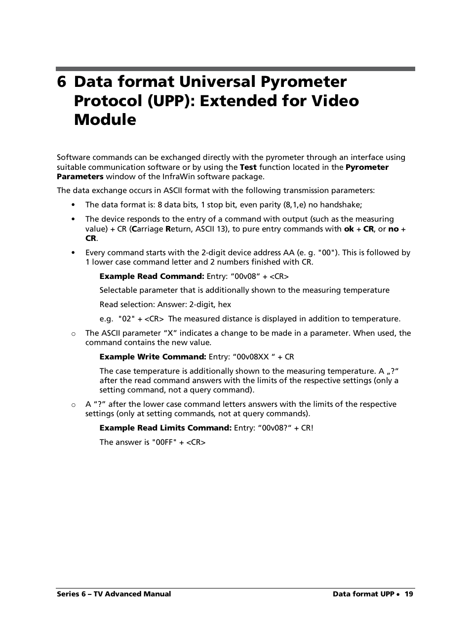 LumaSense Technologies ISR 6-TV Advanced User Manual | Page 19 / 25