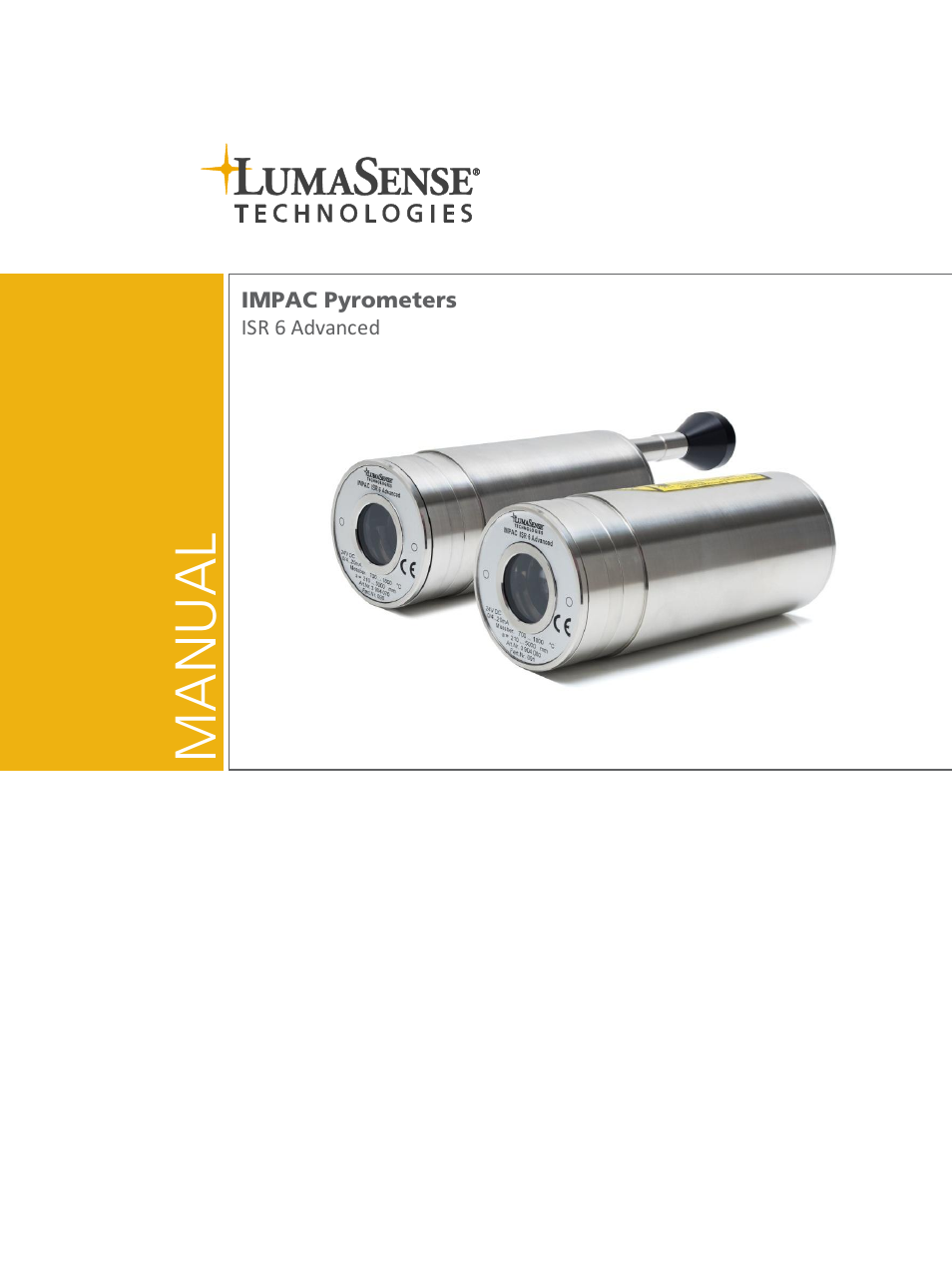 LumaSense Technologies ISR 6 Advanced User Manual | 50 pages