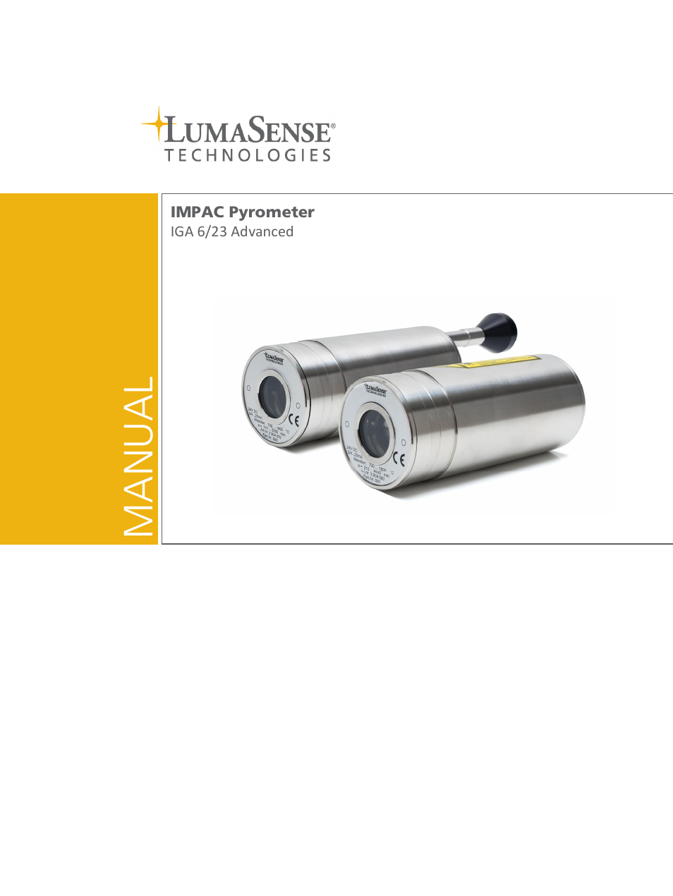 LumaSense Technologies IGA 6/23 Advanced User Manual | 46 pages