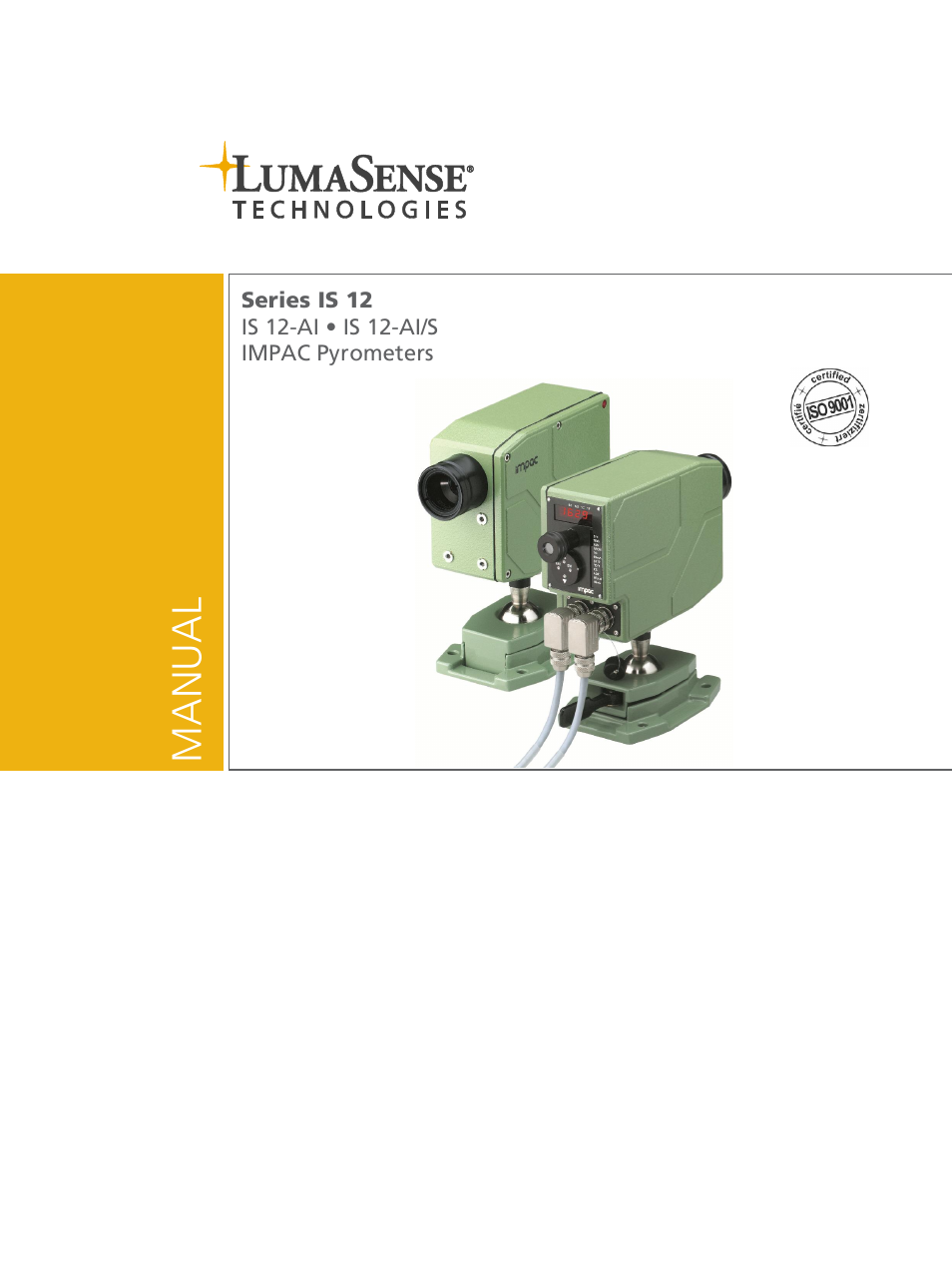 LumaSense Technologies IS 12-Al/S User Manual | 38 pages