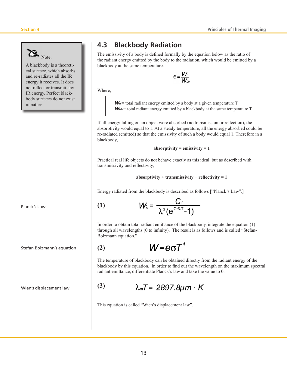 3 blackbody radiation | LumaSense Technologies MCS640 Manual User Manual | Page 17 / 26