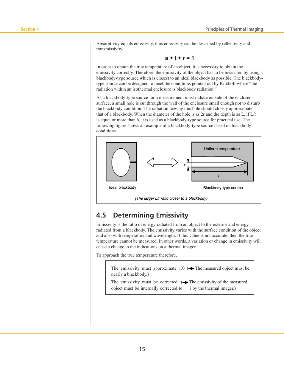 5 determining emissivity | LumaSense Technologies MCS640 Manual User Manual | Page 19 / 26