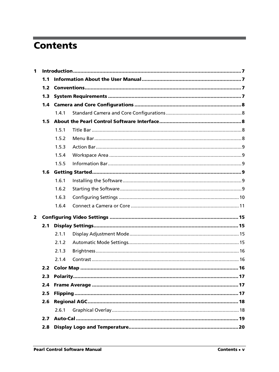 LumaSense Technologies Pearl Control User Manual | Page 5 / 44