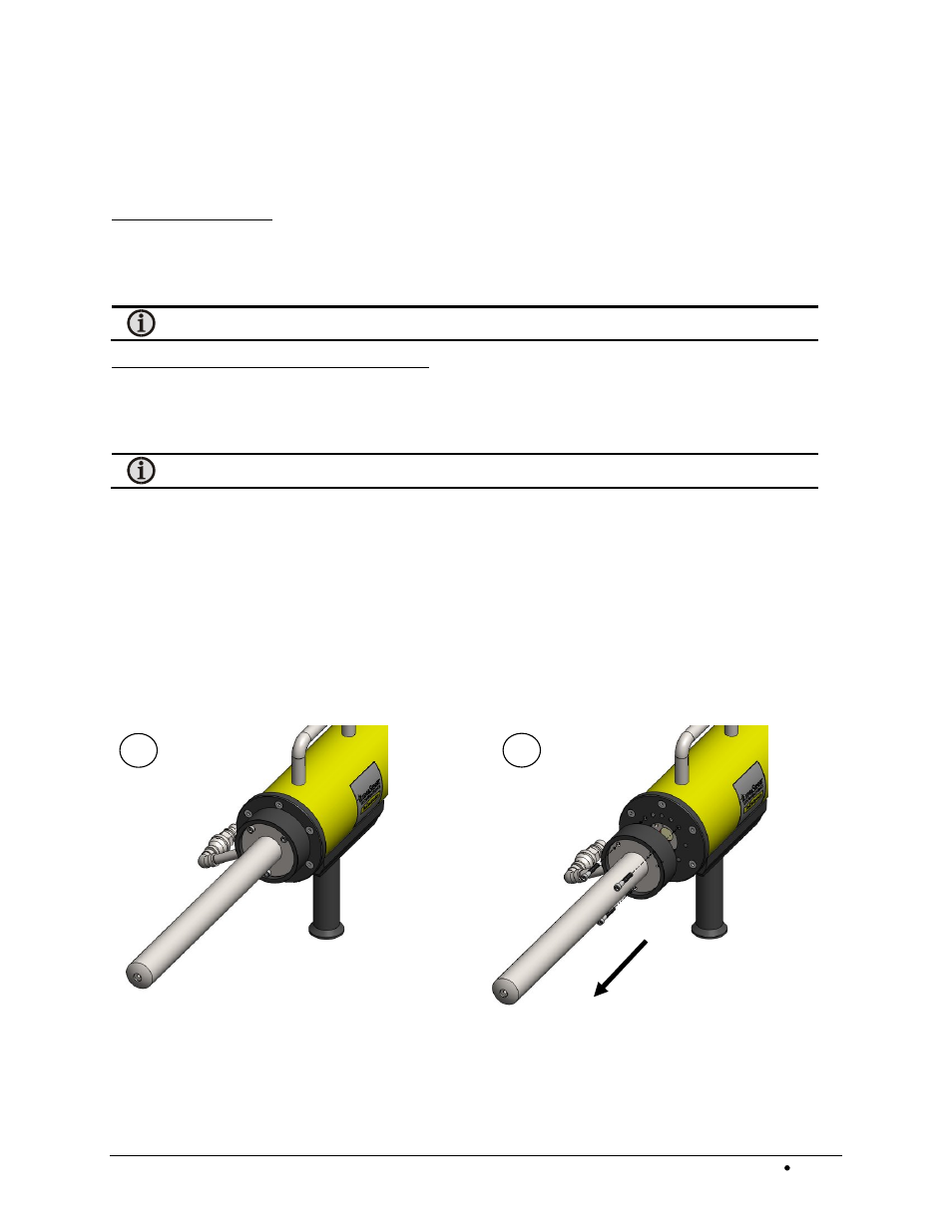 1 using the main battery backpack, 2 using the onboard display, 3 installing and exchanging the borescope lens | LumaSense Technologies BoilerSpection-IM Manual User Manual | Page 14 / 43