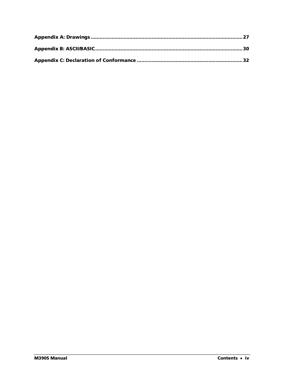 LumaSense Technologies M390S User Manual | Page 4 / 32