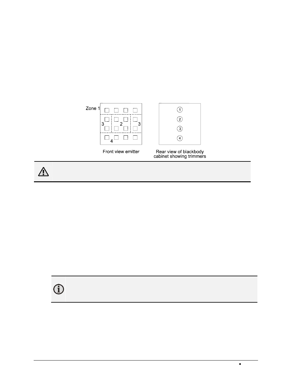 3 condensation, 4 uniformity adjustments, Condensation | Uniformity adjustments | LumaSense Technologies MIKRON M345X12 User Manual | Page 13 / 18