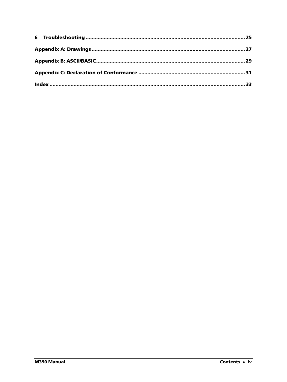 LumaSense Technologies M390 User Manual | Page 4 / 35
