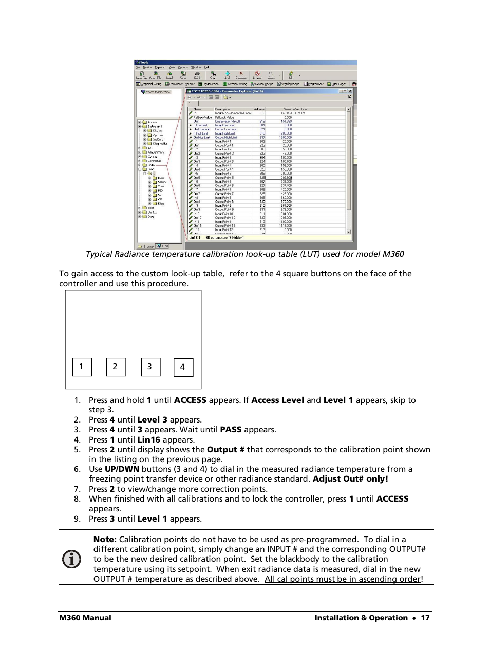 LumaSense Technologies M360 User Manual | Page 17 / 21