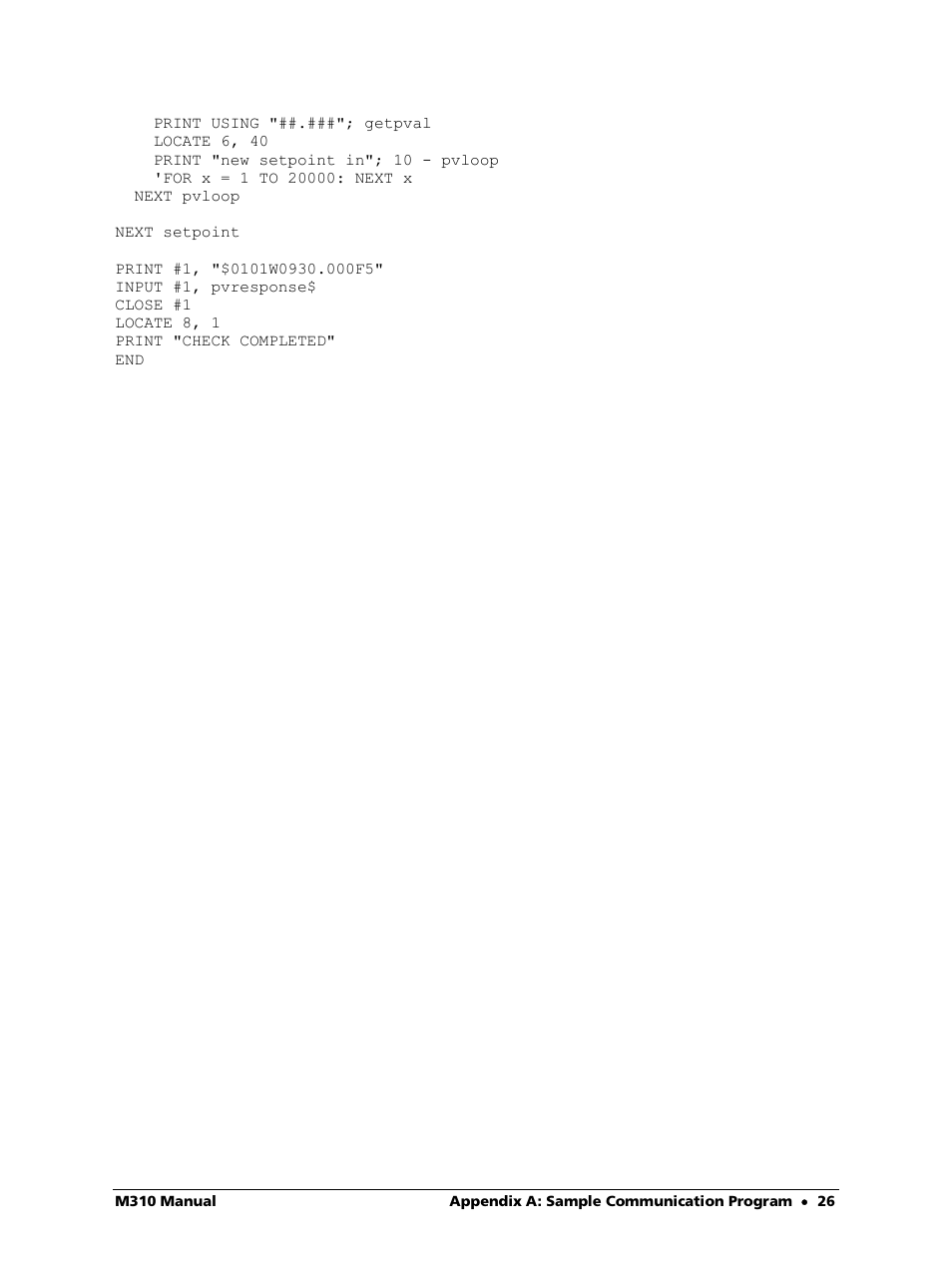 LumaSense Technologies M310 User Manual | Page 26 / 35