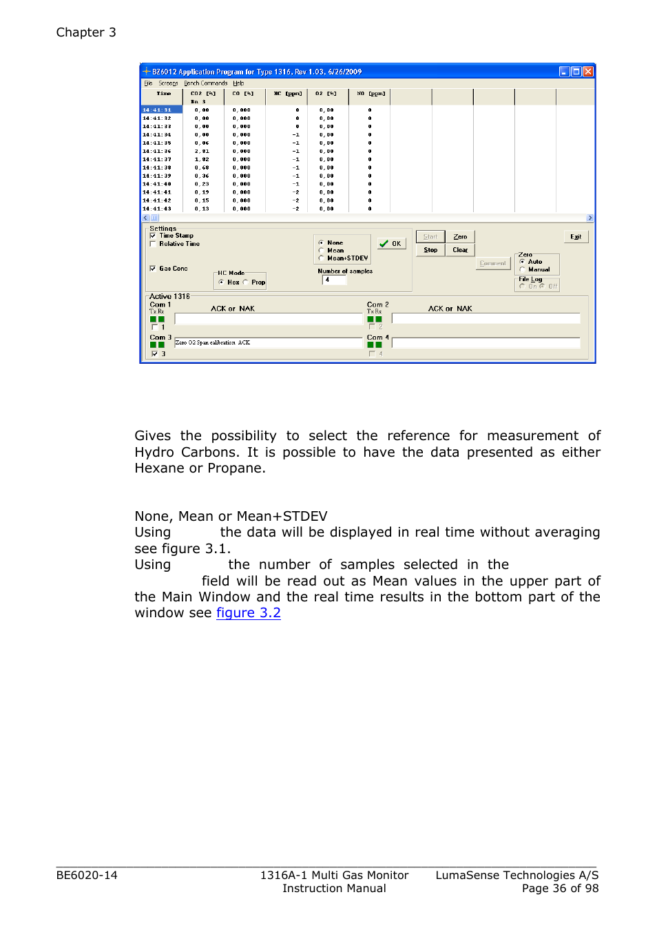 LumaSense Technologies INNOVA 1316A-1 User Manual | Page 36 / 98