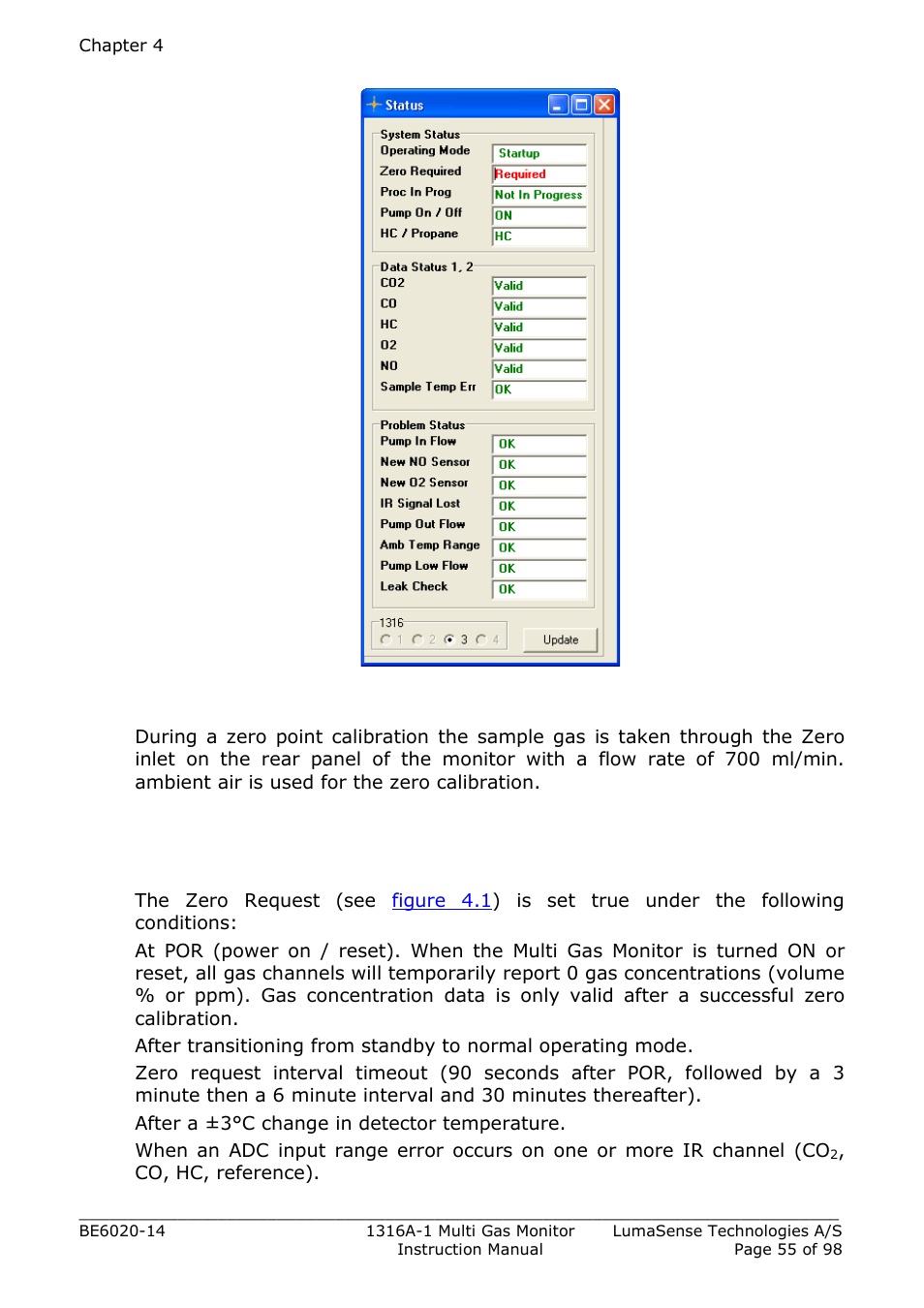 LumaSense Technologies INNOVA 1316A-1 User Manual | Page 55 / 98