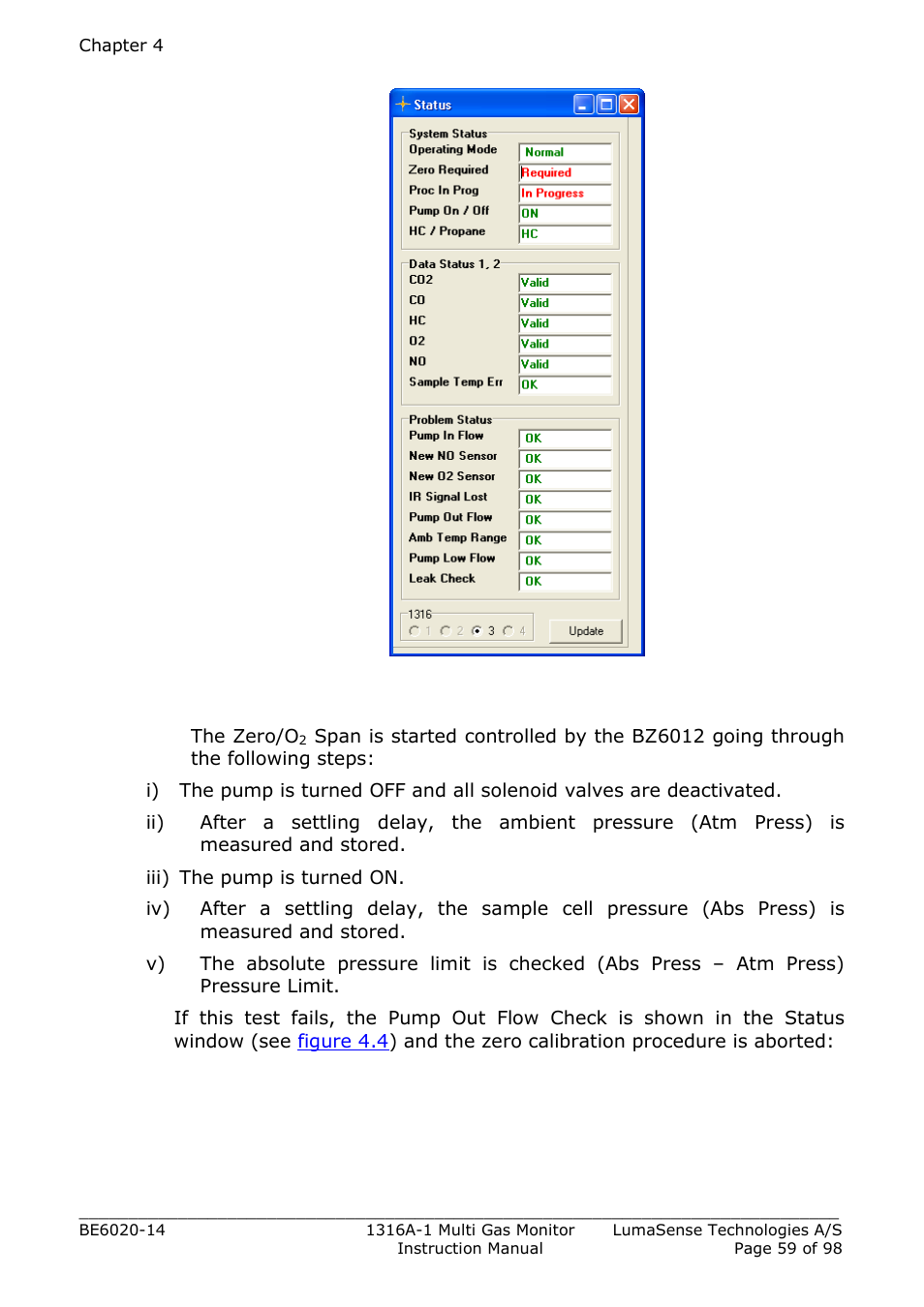 LumaSense Technologies INNOVA 1316A-1 User Manual | Page 59 / 98