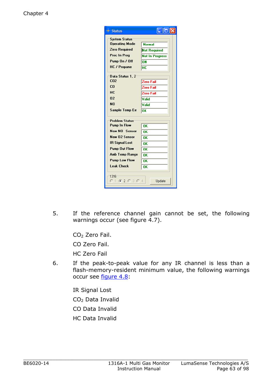 Figure | LumaSense Technologies INNOVA 1316A-1 User Manual | Page 63 / 98